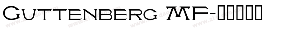Guttenberg MF字体转换